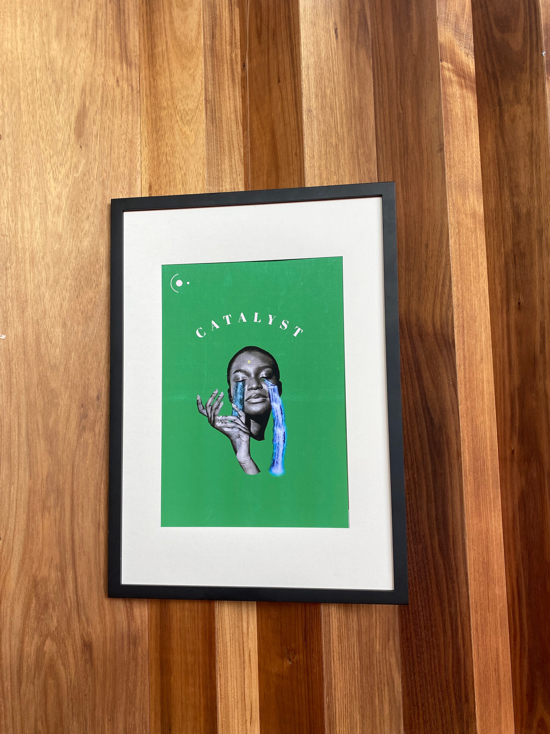 IMG_3809 A3 art print CATALYST in a frame